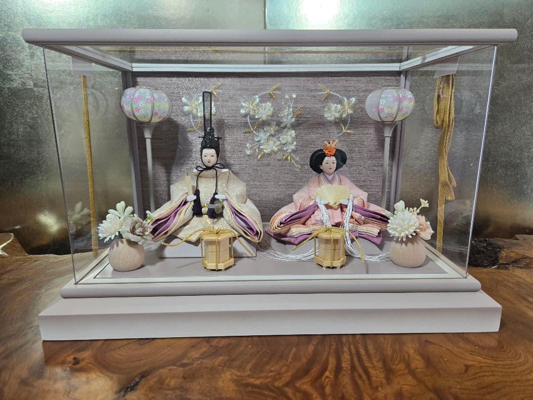 【一点限り】雛人形 ケース飾り　K49