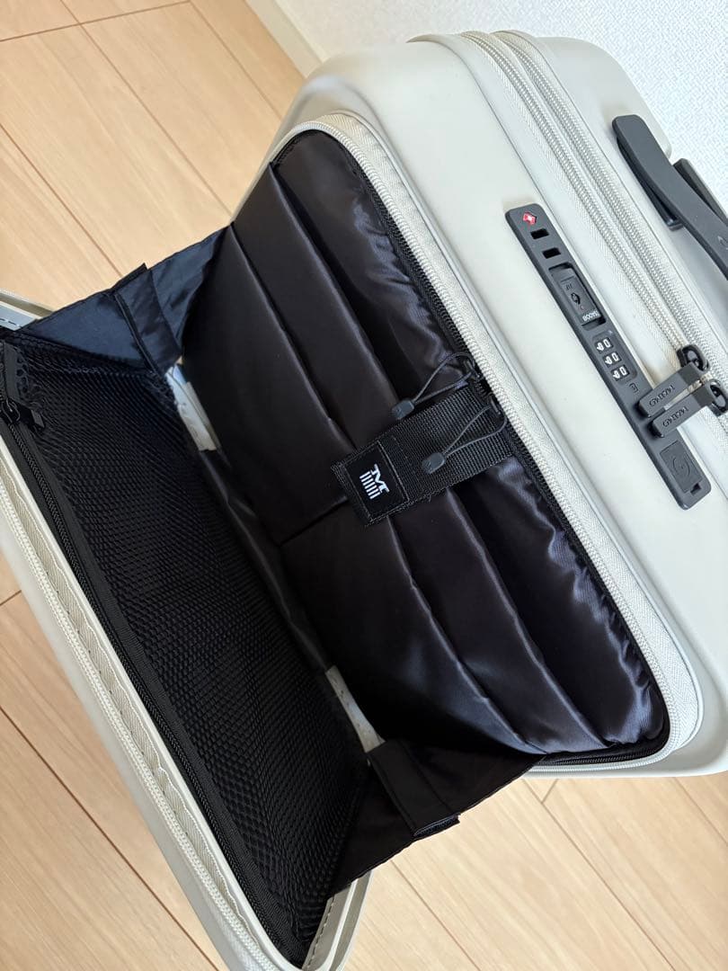 MAIMOJAPAN グレー 仕切り付きキャリーケース