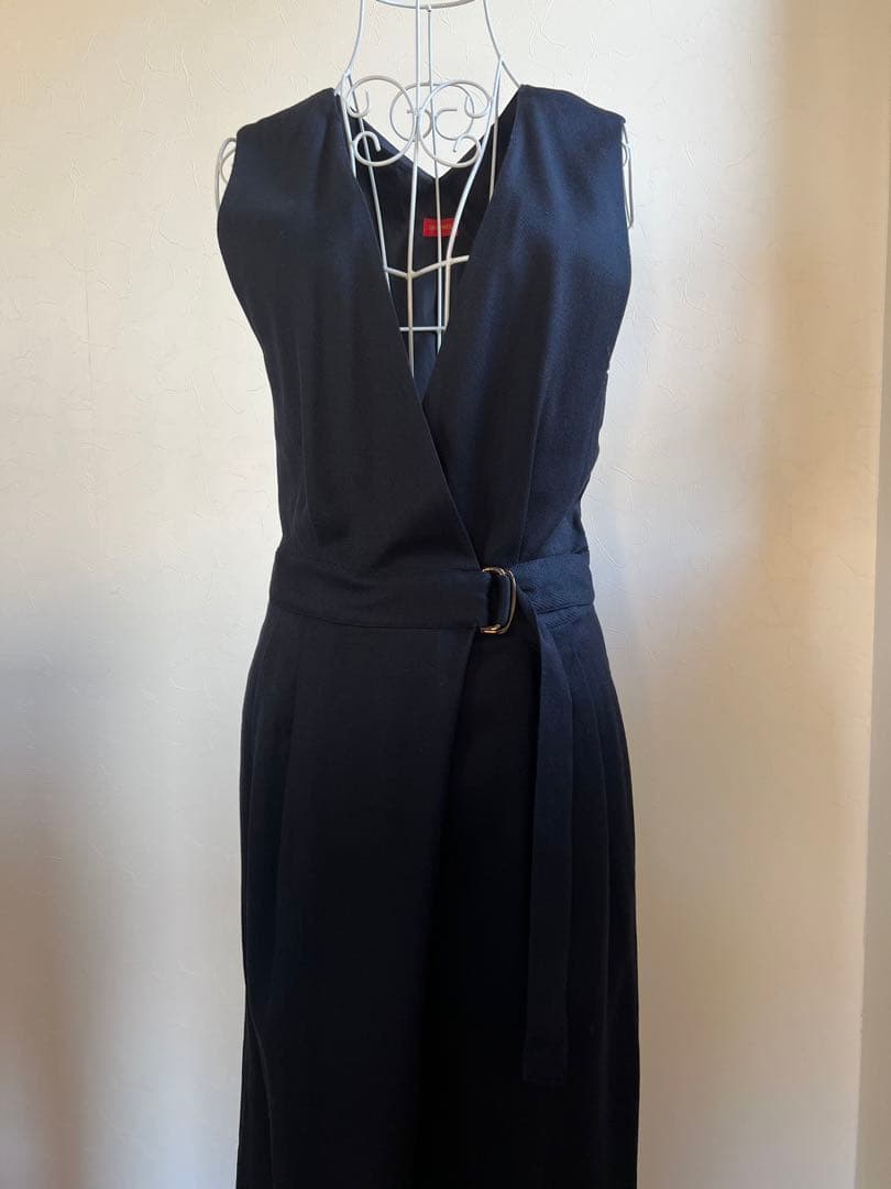 DES PRES デプレ　 ブライトツイード アシンメトリーオールインワン　36