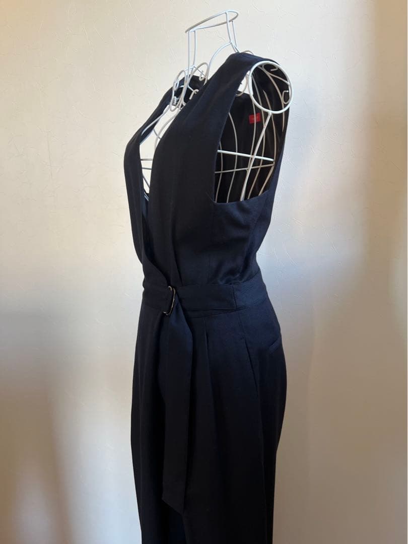 DES PRES デプレ　 ブライトツイード アシンメトリーオールインワン　36