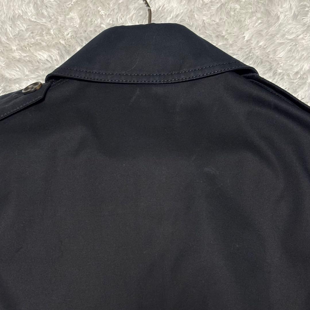 美品 RED VALENTINO トレンチコート レース 切替 L ブラック