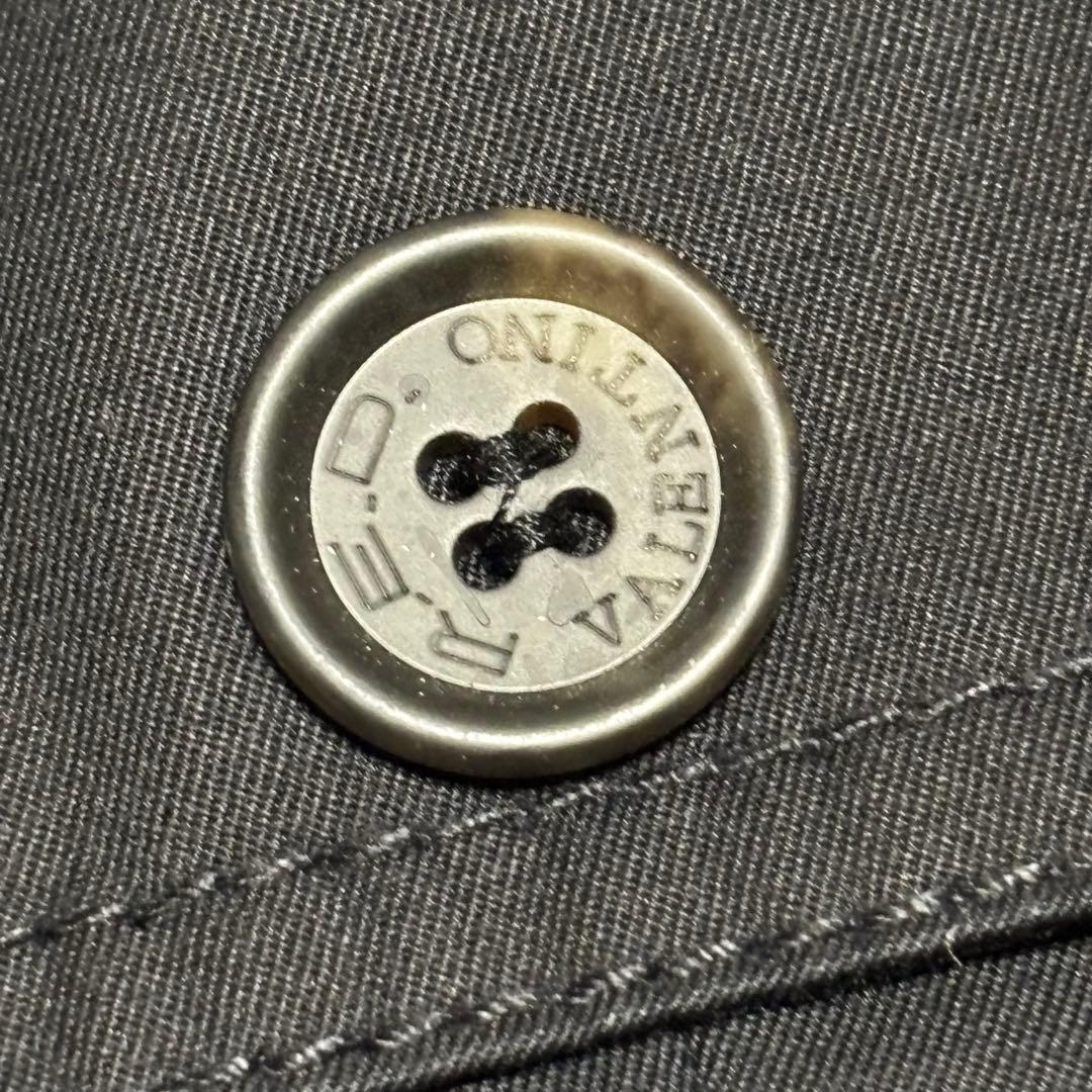 美品 RED VALENTINO トレンチコート レース 切替 L ブラック