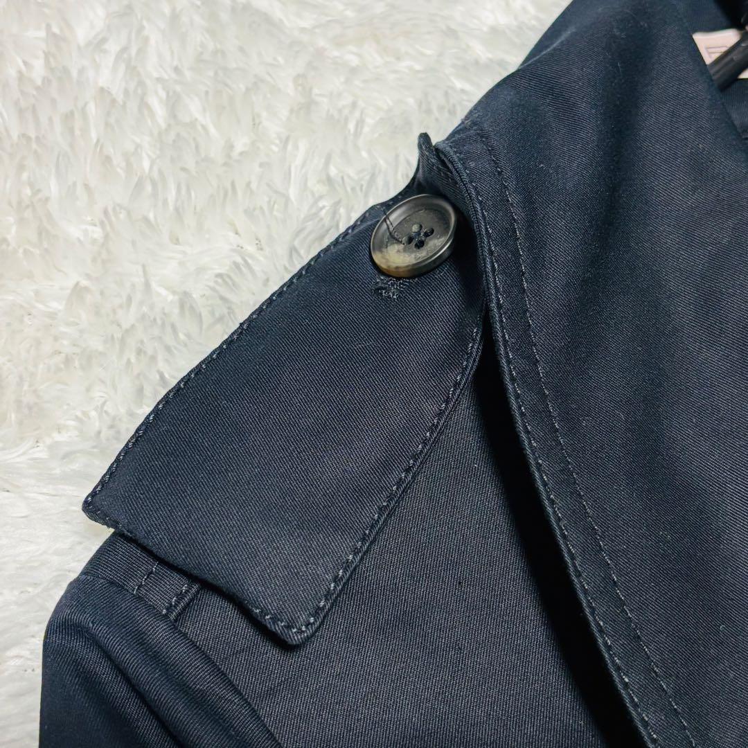 美品 RED VALENTINO トレンチコート レース 切替 L ブラック