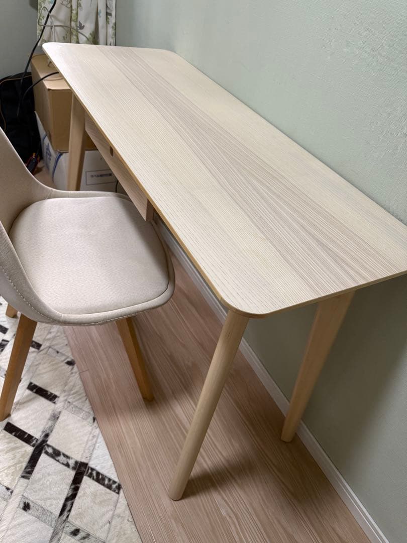 ＊東京都付近取引限定＊　美品激安　IKEA デスク　引き出し付き