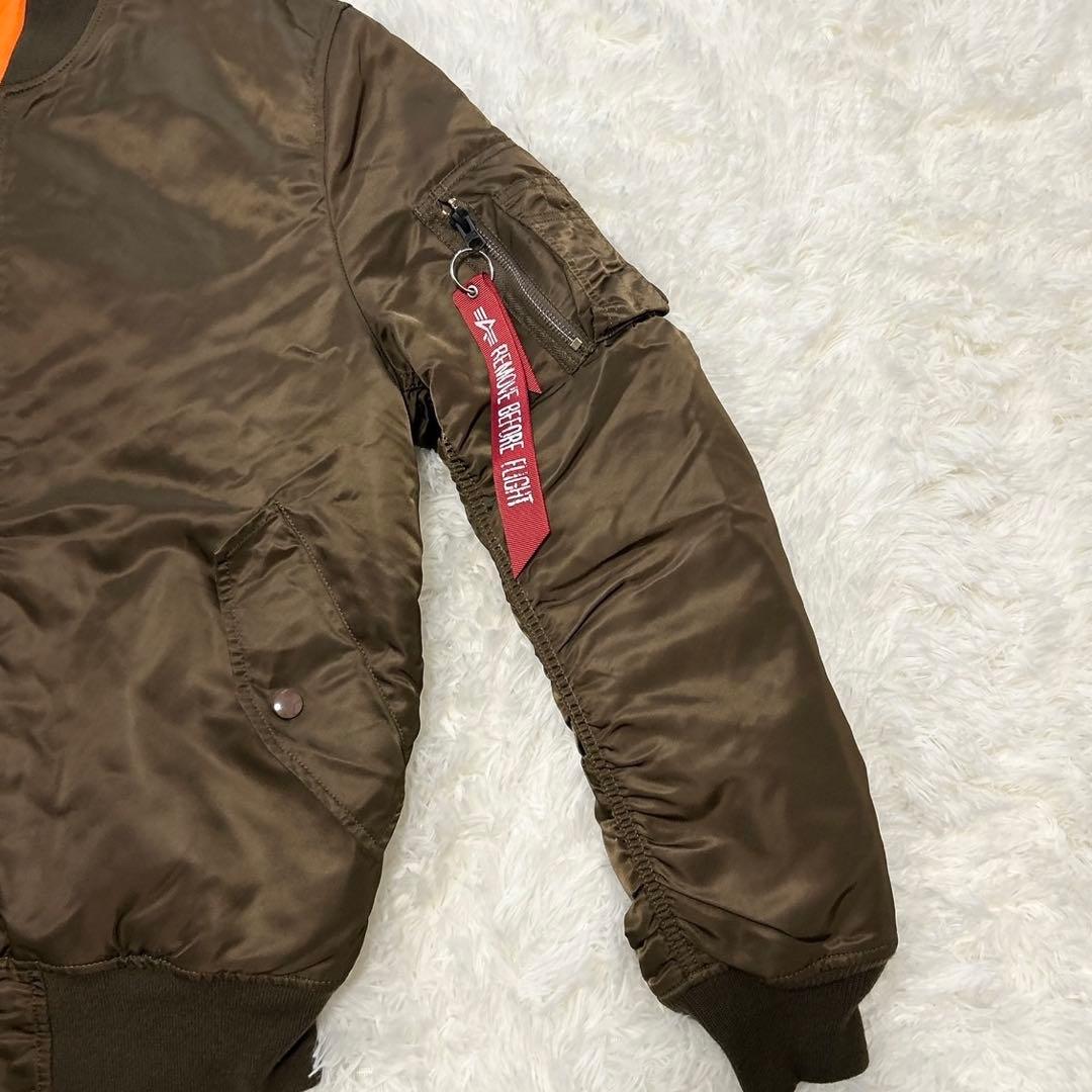 ✨希少色✨ アルファインダストリーズ MA-1 フライトジャケット ブラウン