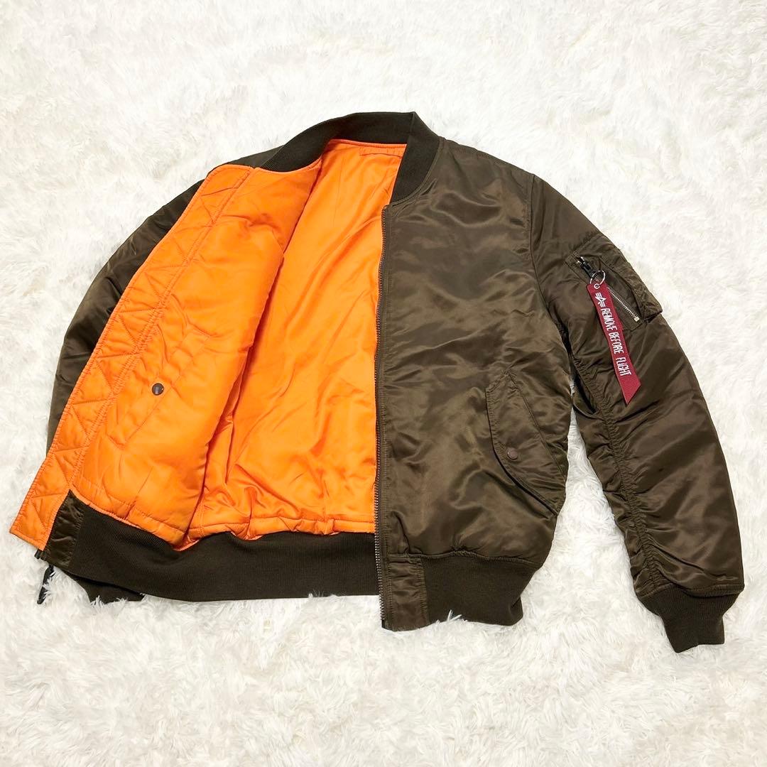 ✨希少色✨ アルファインダストリーズ MA-1 フライトジャケット ブラウン