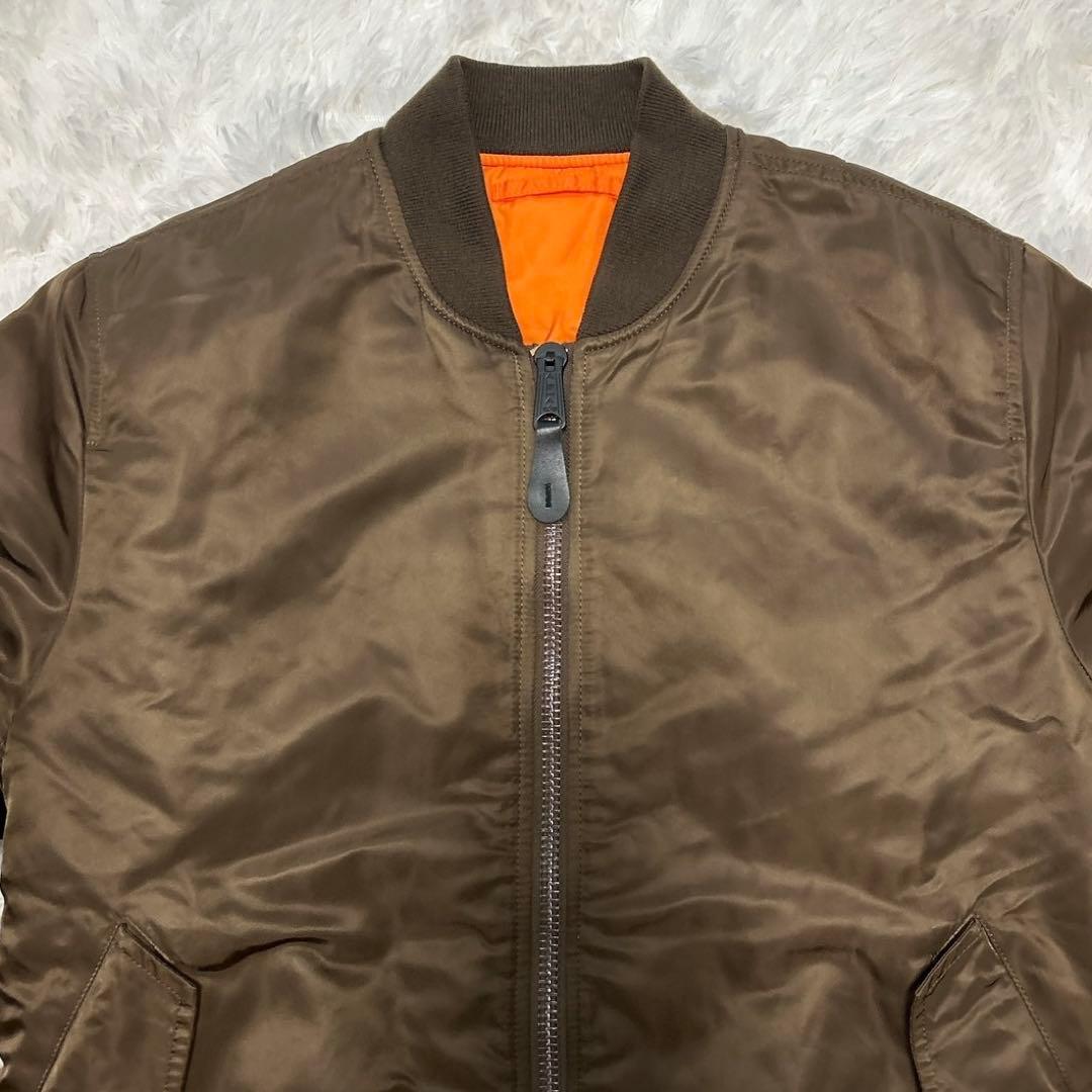 ✨希少色✨ アルファインダストリーズ MA-1 フライトジャケット ブラウン