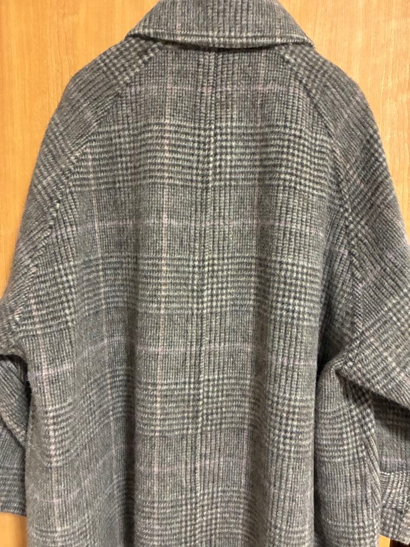 北欧、暮らしの道具店　かろやかに揺れるウールロングコート　M