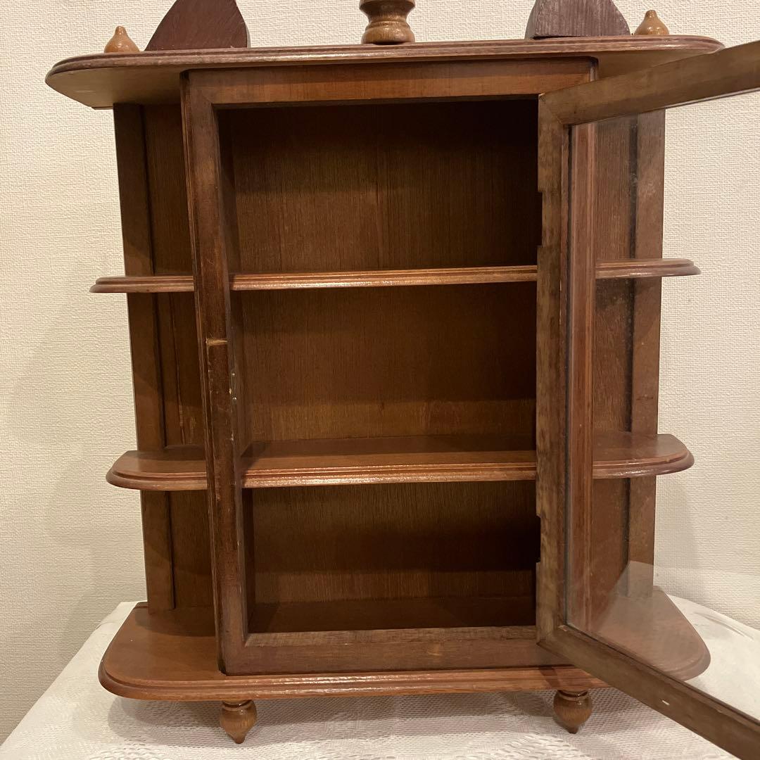 木製ガラスケース ディスプレイキャビネット