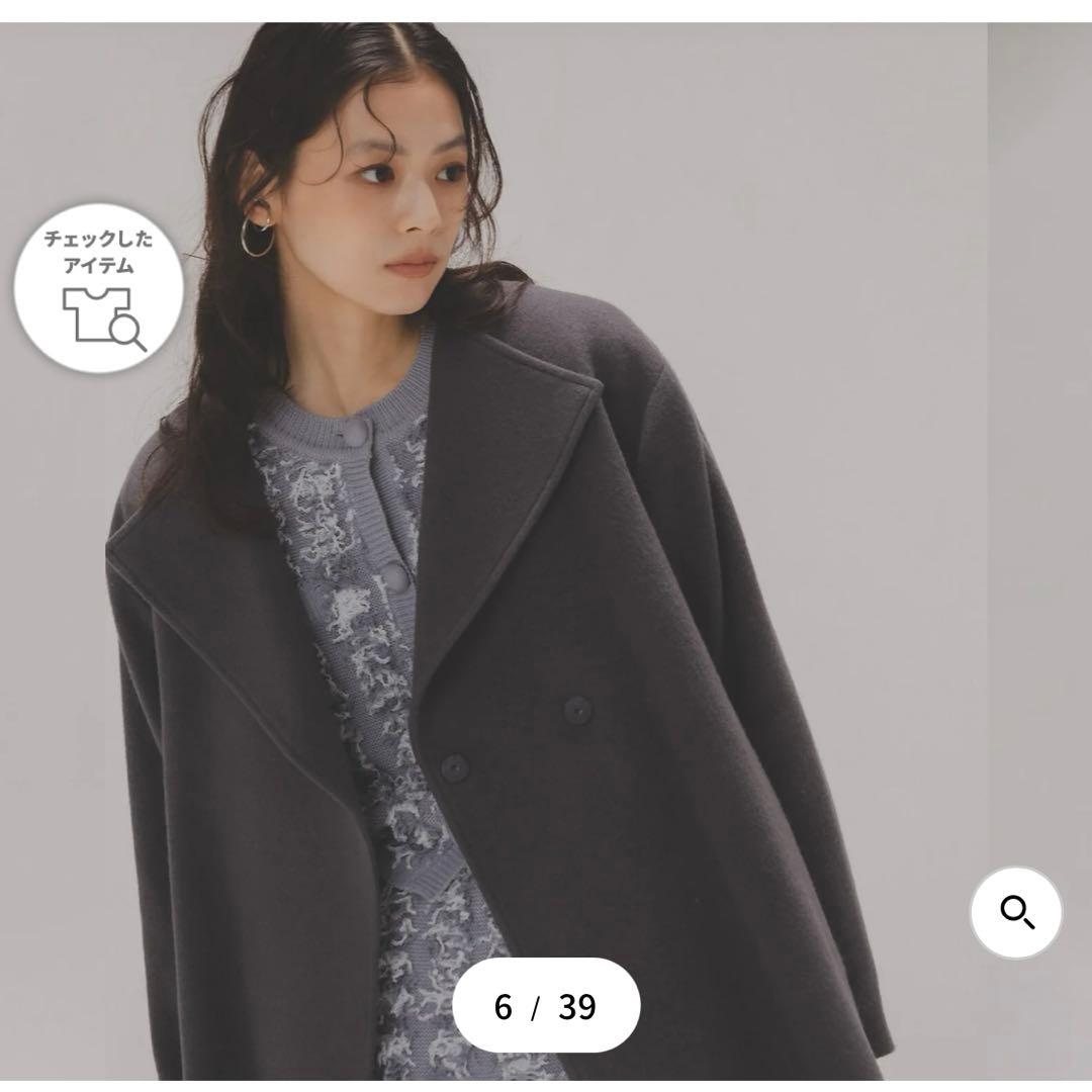 【新品未使用】NATURAL BEAUTY BASIC ベルテッドミディコート