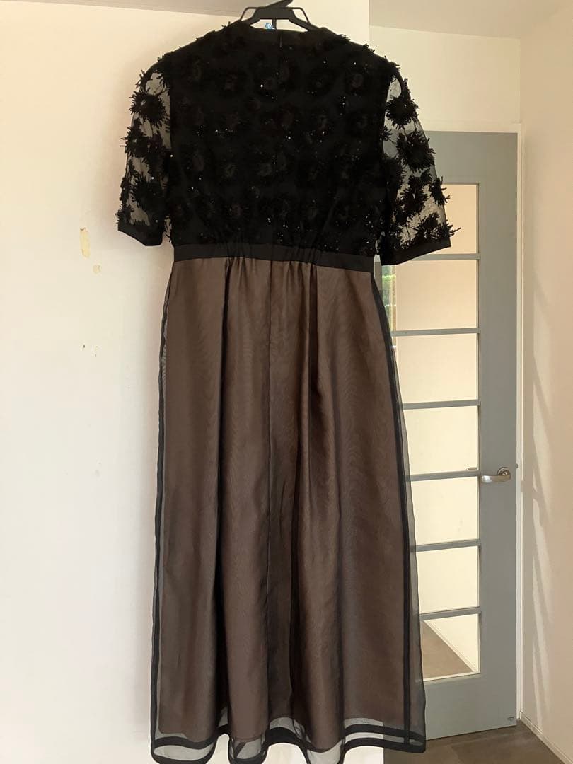 kaene エンブロイダリーミックスドレス Sサイズ