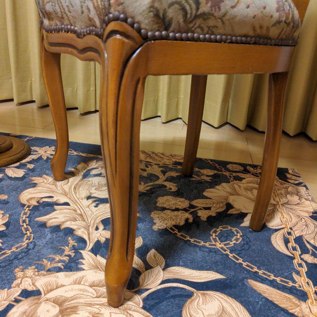 アンティーク　チェア　ゴブラン織りフランス製