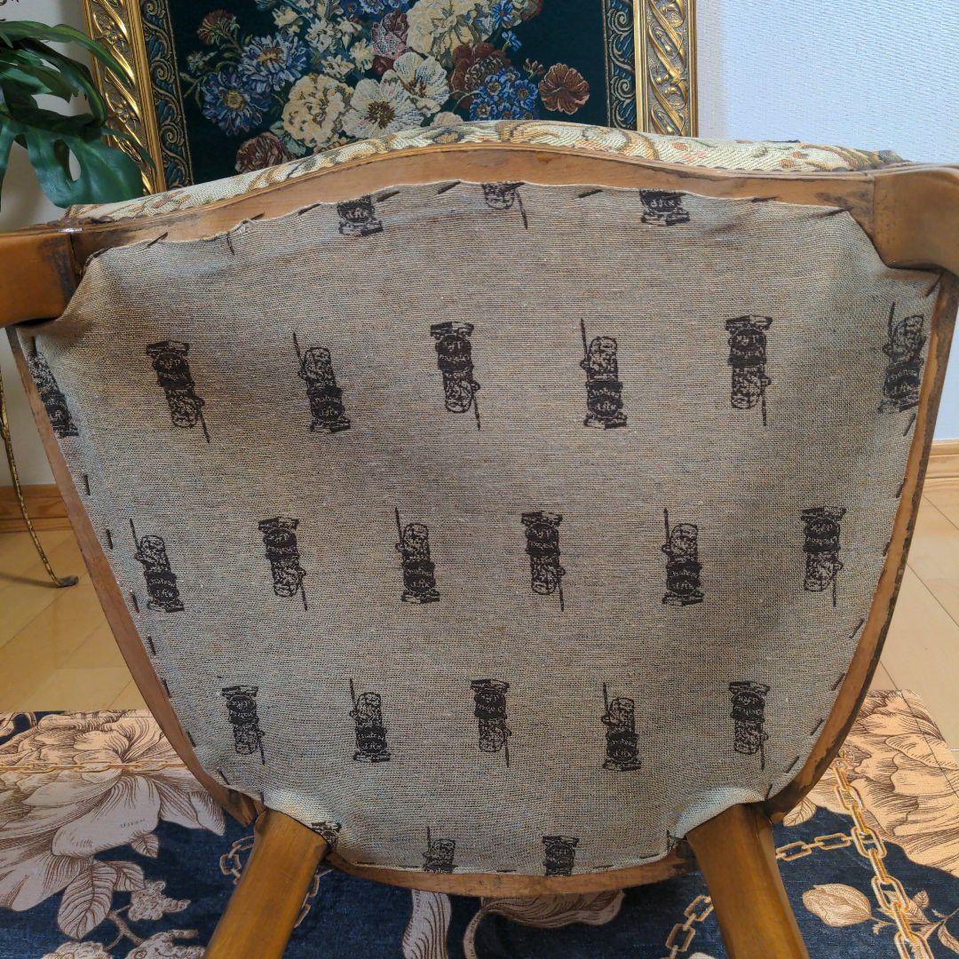 アンティーク　チェア　ゴブラン織りフランス製