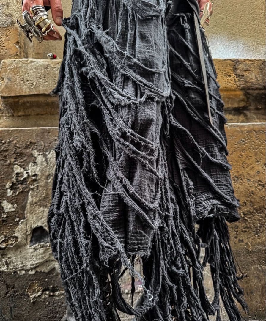 パンツ paradox BIG BAGGY REAPER SHORTS BLACK