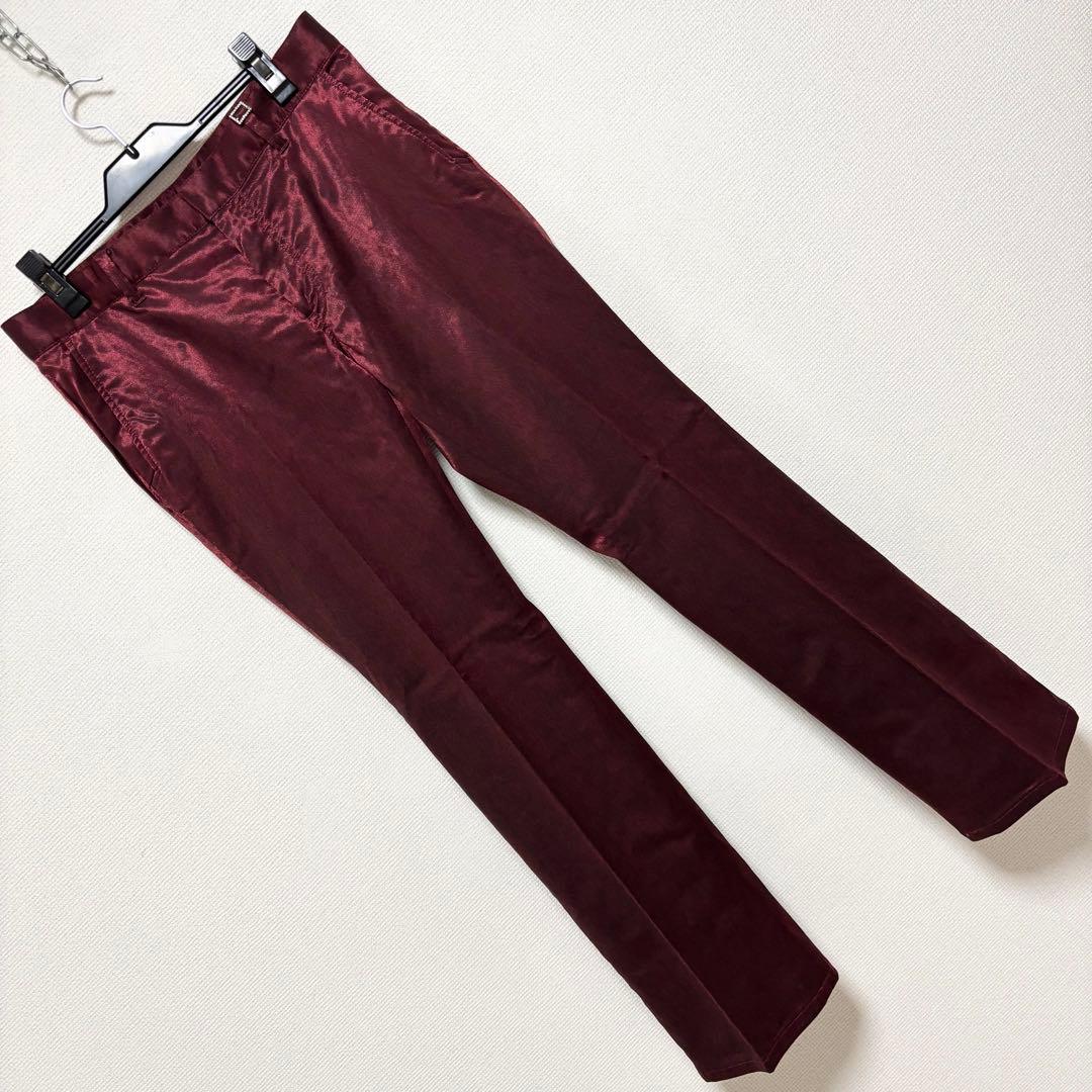 美品 Y2K■ミッシェルクランオム■セットアップ スーツ 光沢 結婚式 二次会