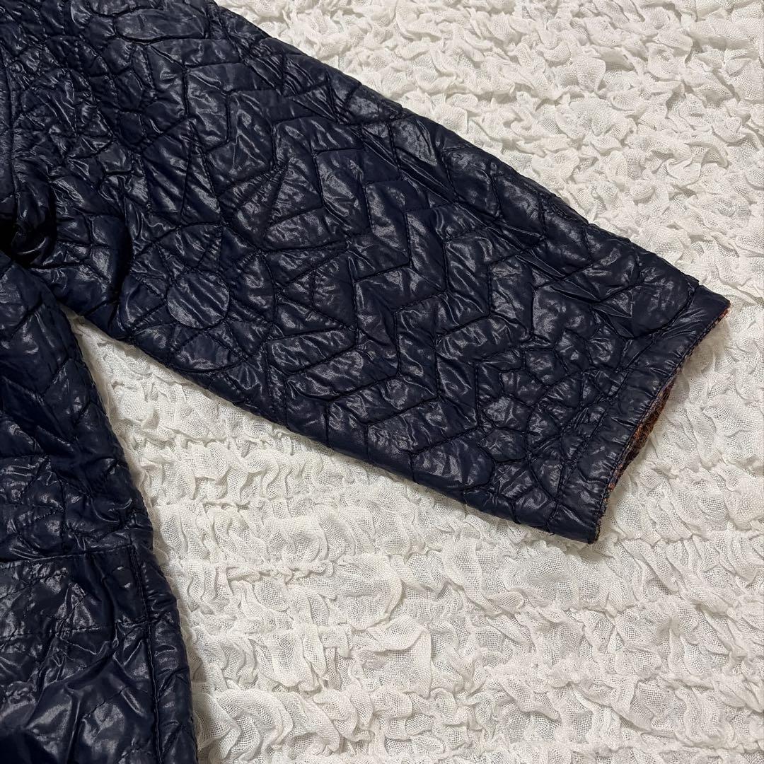 MISSONIミッソーニ モヘアリバーシブルコート キルティング オレンジタグ