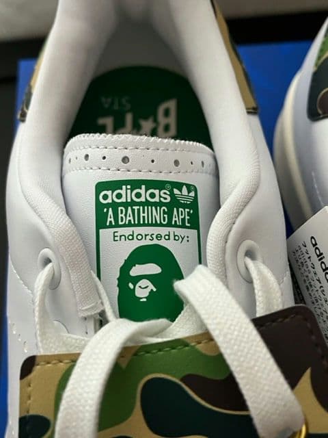 A BATHING APE×adidasスタンスミス ゴルフ