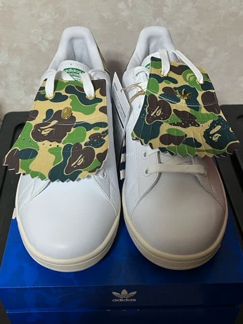 A BATHING APE×adidasスタンスミス ゴルフ