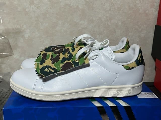 A BATHING APE×adidasスタンスミス ゴルフ