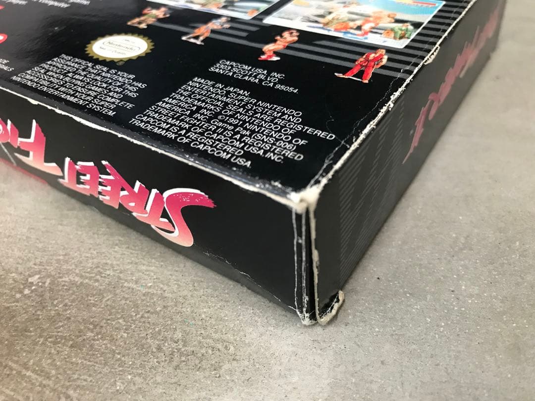 北米 ストリートファイター2 スーパーファミコン　レア(箱説つき)