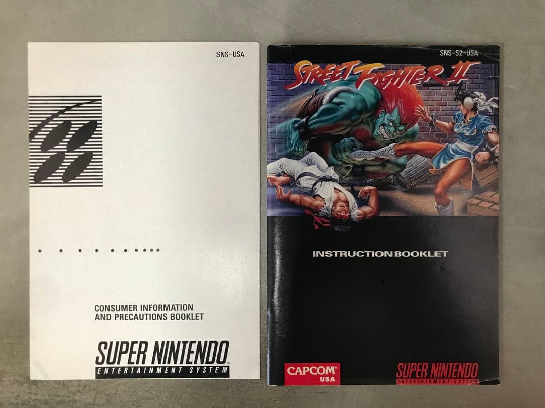 北米 ストリートファイター2 スーパーファミコン　レア(箱説つき)