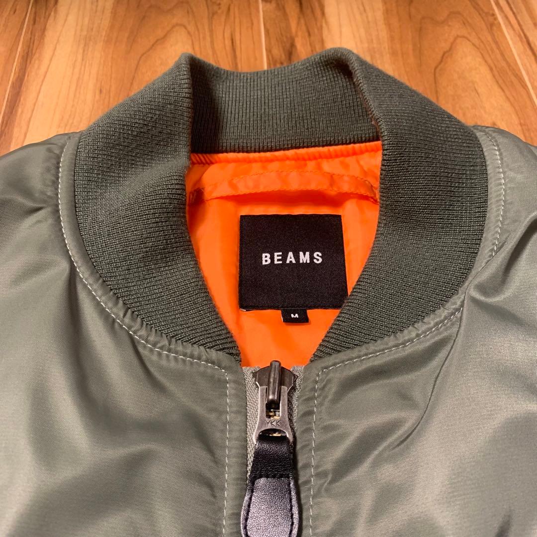 【美品】BEAMS リラックスフィット THERMOLITE(R) MA-1