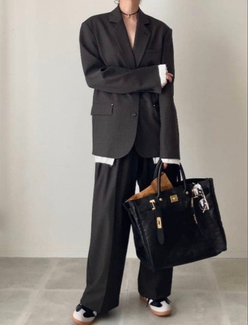 Doubletuck Smooth Trousers トゥデイフル