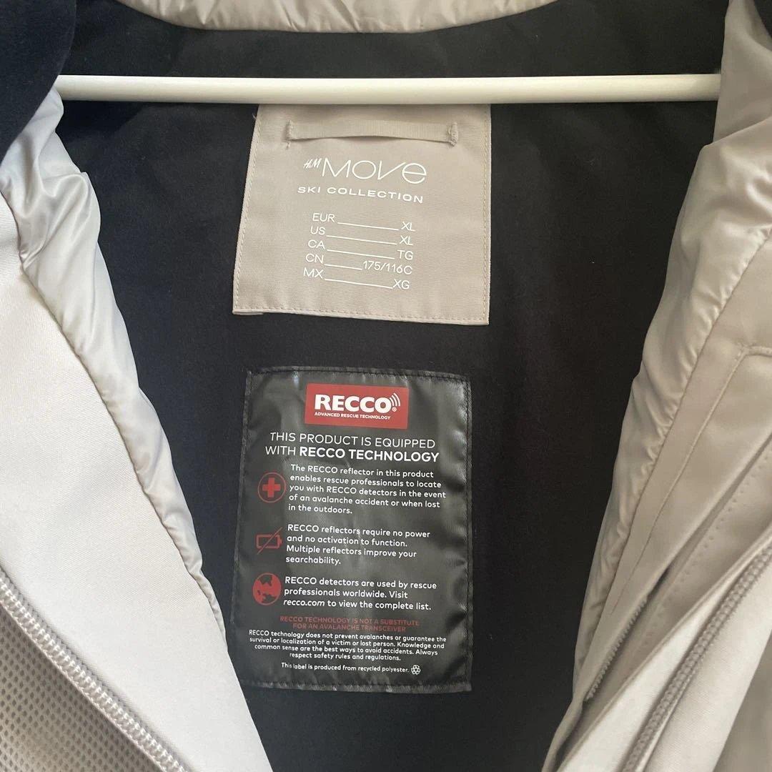  RECcontrol フード付きジャケット ライトグレー