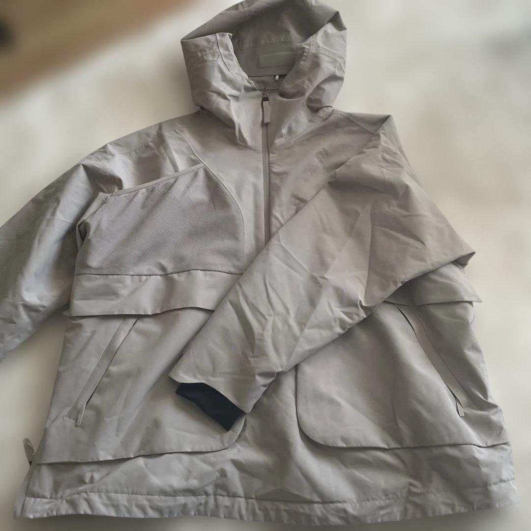  RECcontrol フード付きジャケット ライトグレー