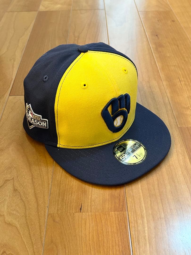 新品 ブリュワーズ2025ポストシーズン59FIFTY キャップ 7 1/2