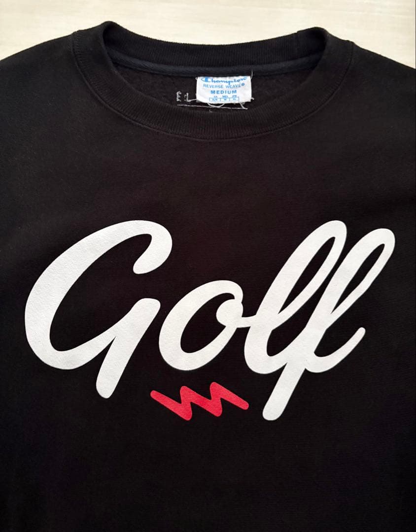 electric golf 初期 チャンピオン リバースウィーブ 黒 XL