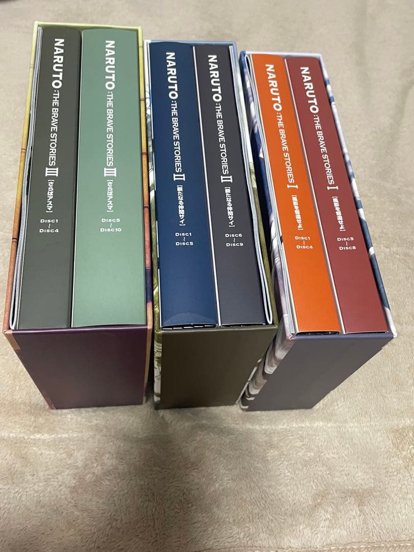 NARUTO:THE BRAVE STORIES I、II、III DVDセット