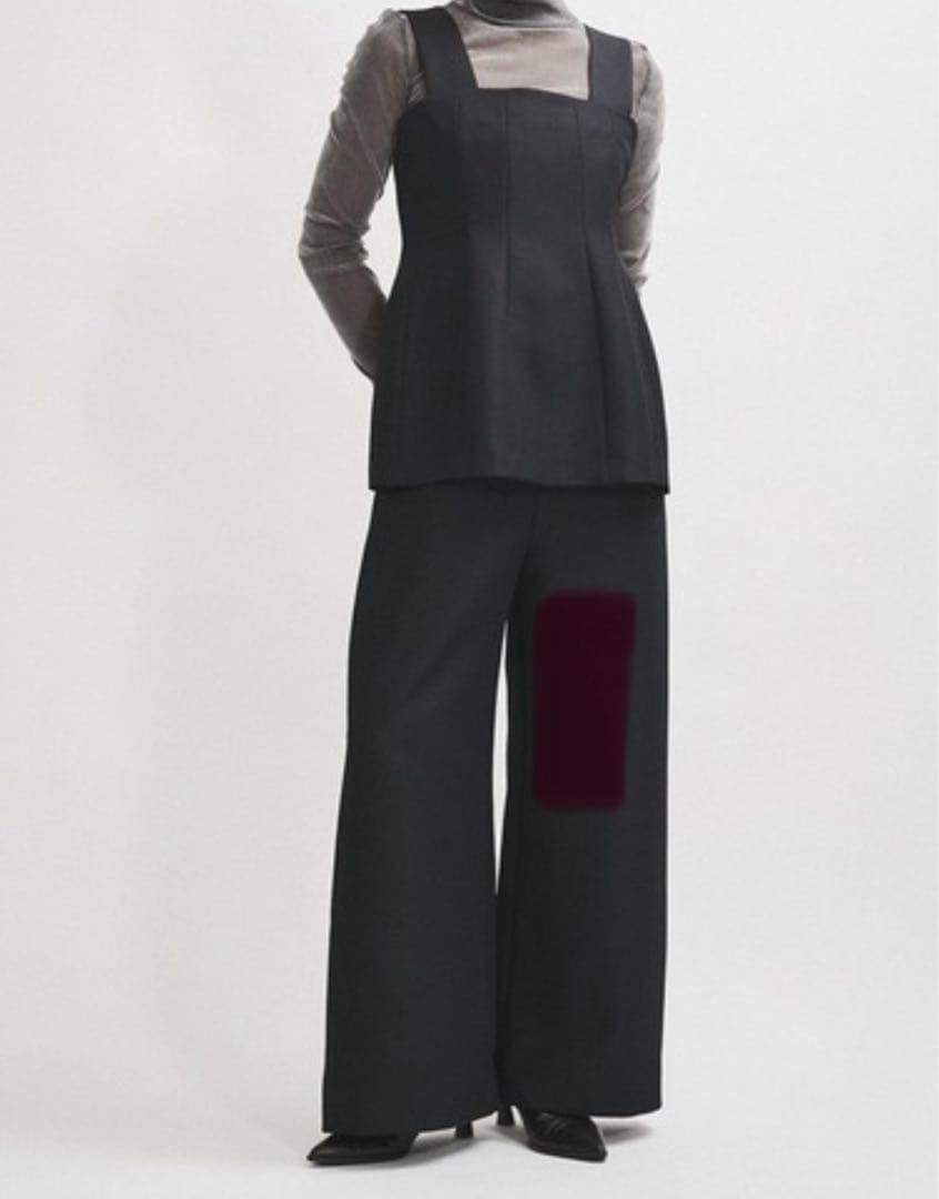 ADAM ET ROPE' アダムエロペ ペプラムコンビネゾン