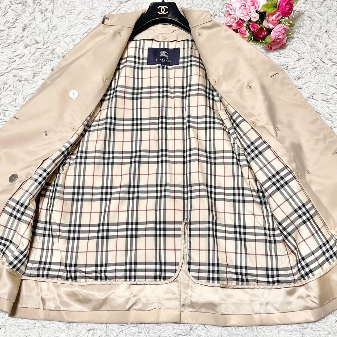 極美品● バーバリーロンドン トレンチコート ライナー ベルト付き ベージュ L