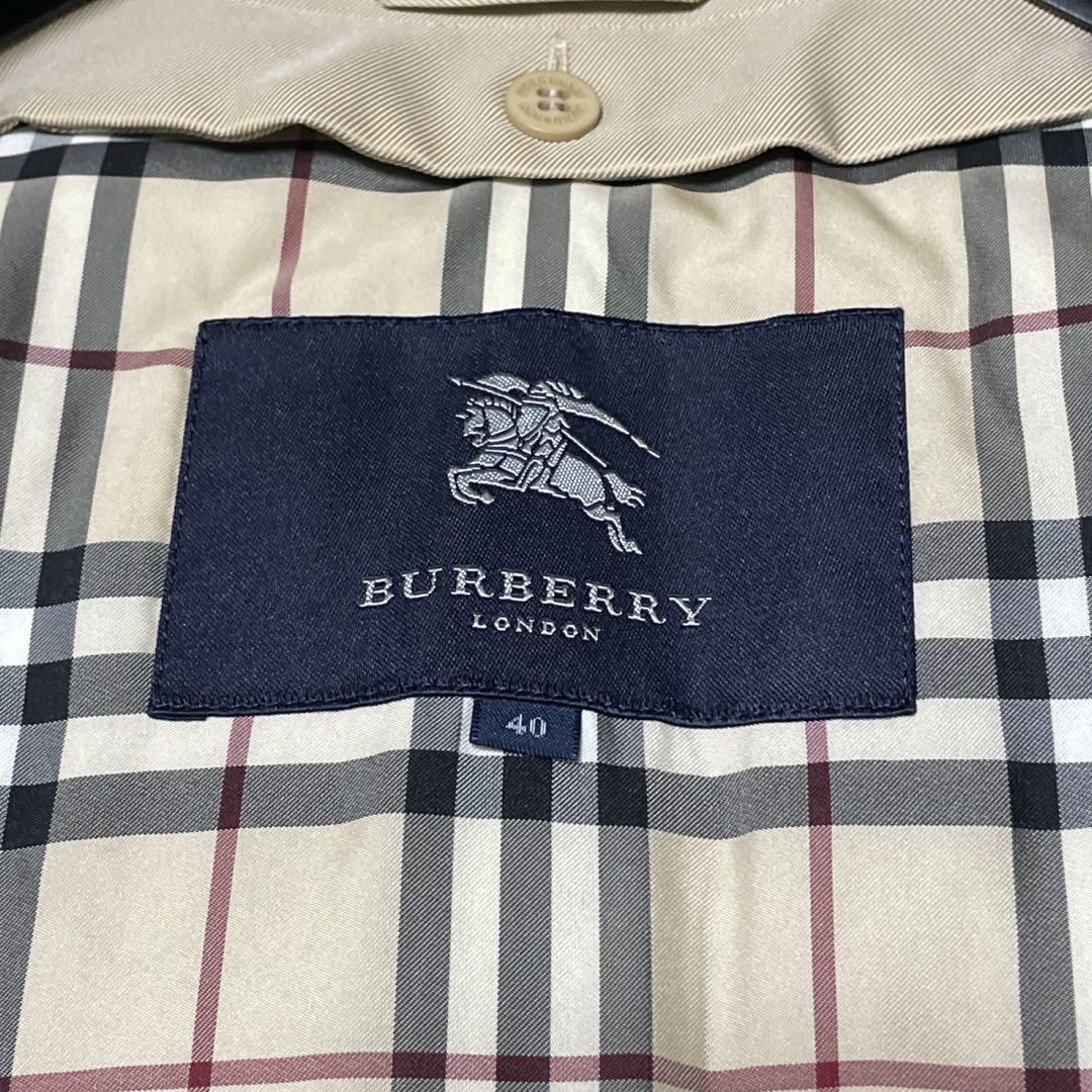 極美品● バーバリーロンドン トレンチコート ライナー ベルト付き ベージュ L