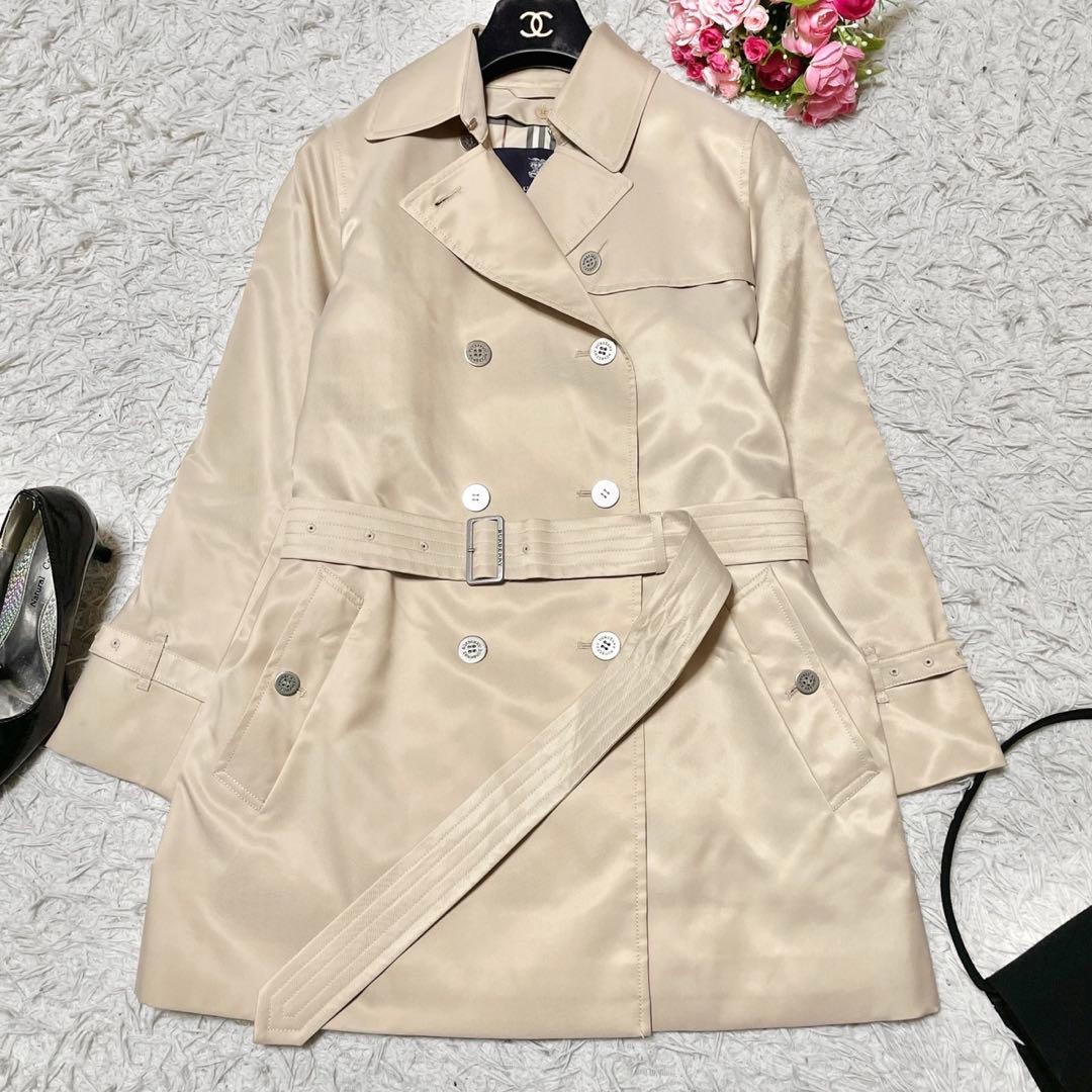 極美品● バーバリーロンドン トレンチコート ライナー ベルト付き ベージュ L