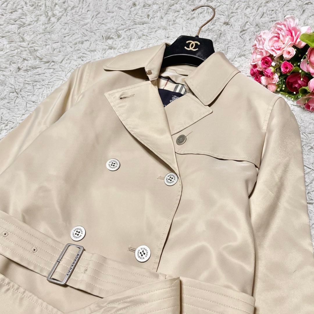 極美品● バーバリーロンドン トレンチコート ライナー ベルト付き ベージュ L