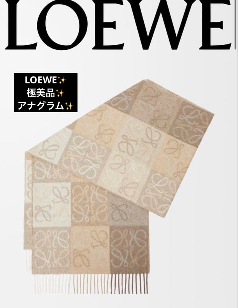極美品 LOEWE ロエベ アナグラム チェッカーボード