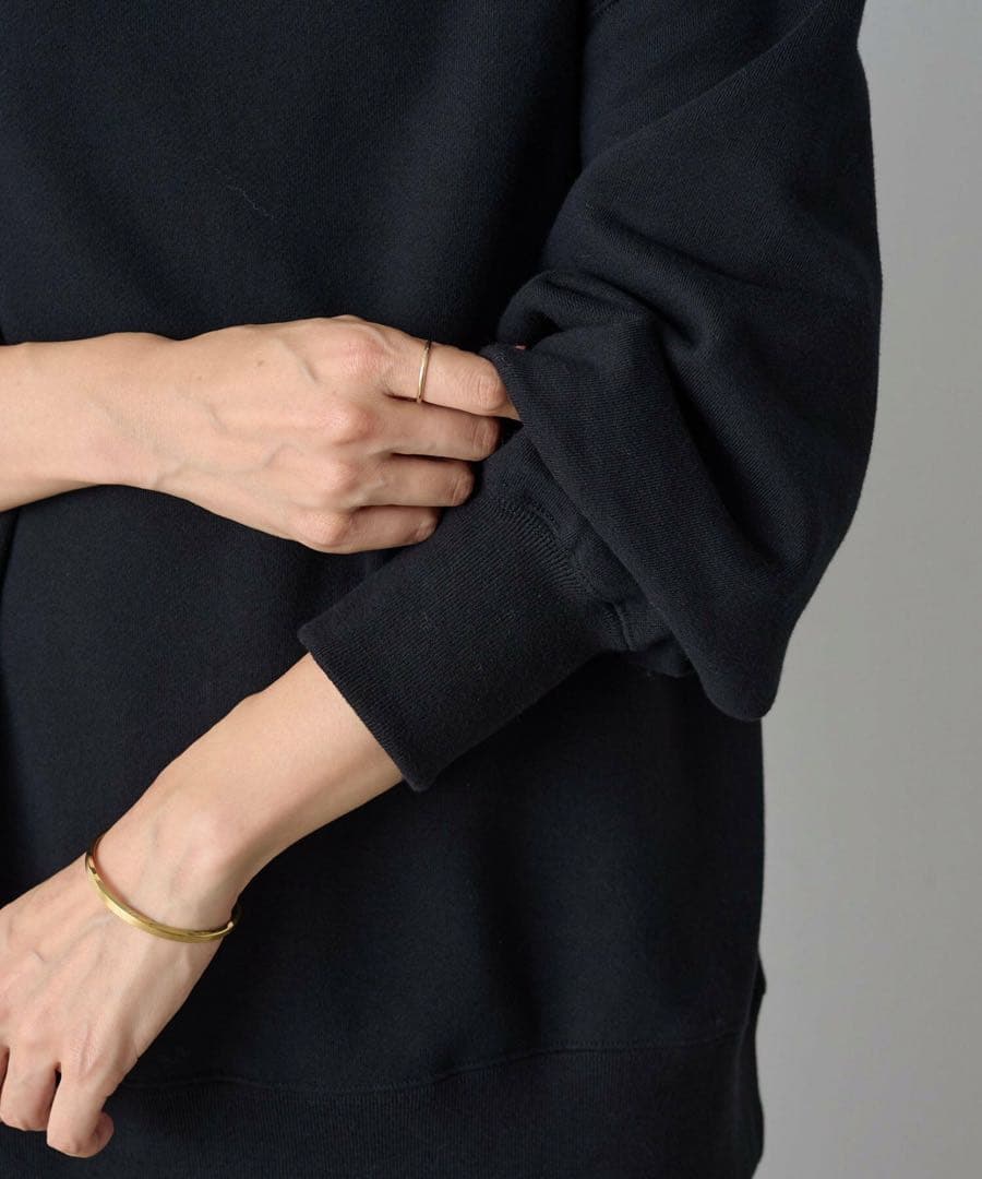 未使用タグ付き　25年　BEARDSLEY Ronde刺繍裏毛プルオーバー