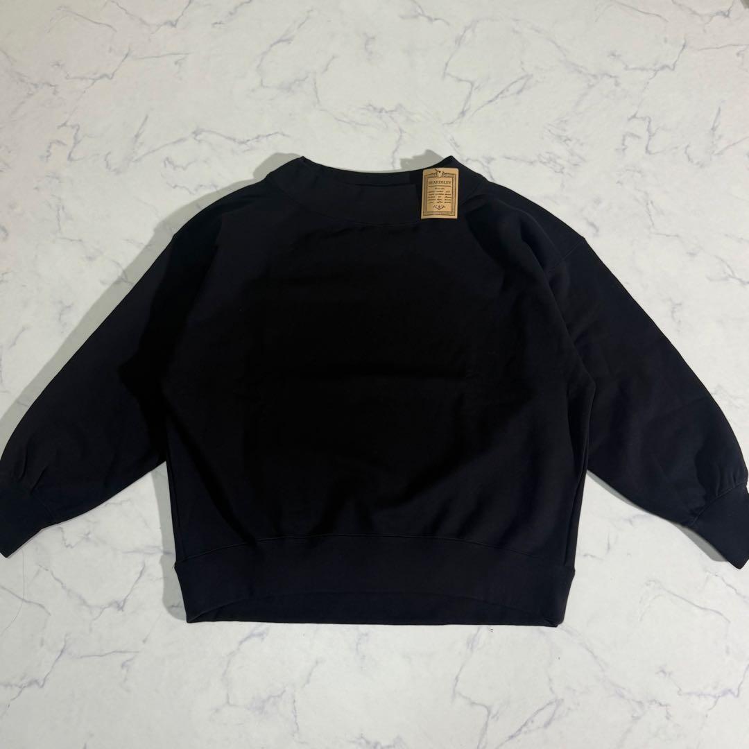 未使用タグ付き　25年　BEARDSLEY Ronde刺繍裏毛プルオーバー