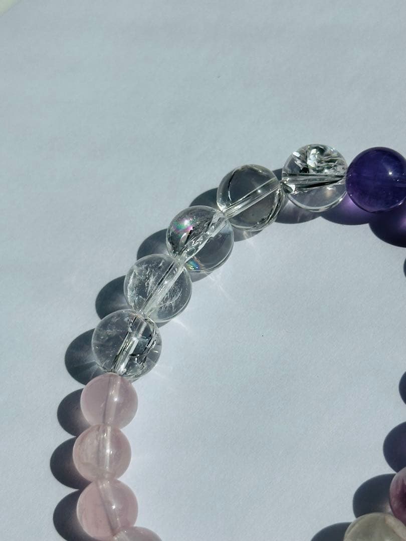 ユニドロブレスレット　パープル系