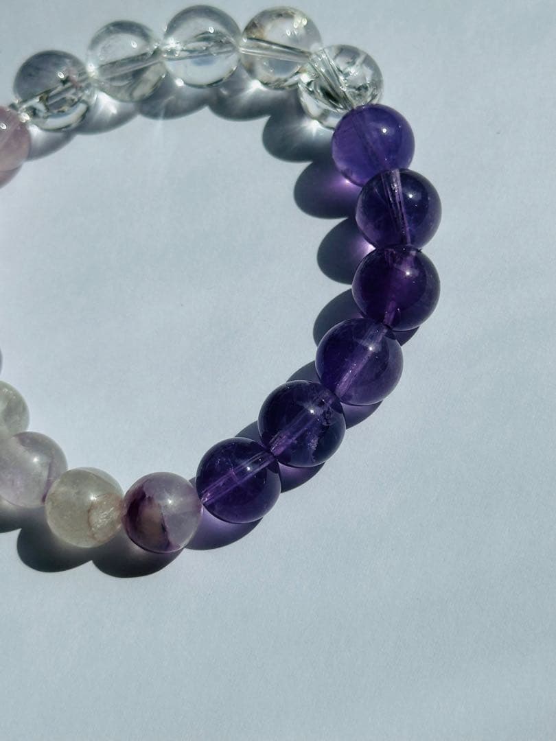 ユニドロブレスレット　パープル系