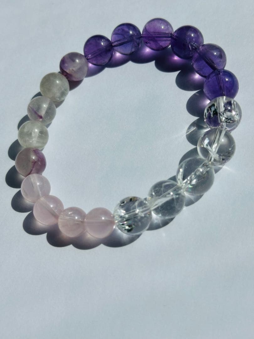 ユニドロブレスレット　パープル系