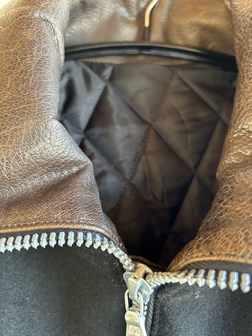 最終値下げ！BACKLASH スタジャン　バッファローレザー