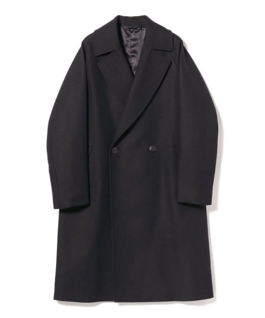 hevo×BEAMS別注 BRINDISI チェスターコート black 46