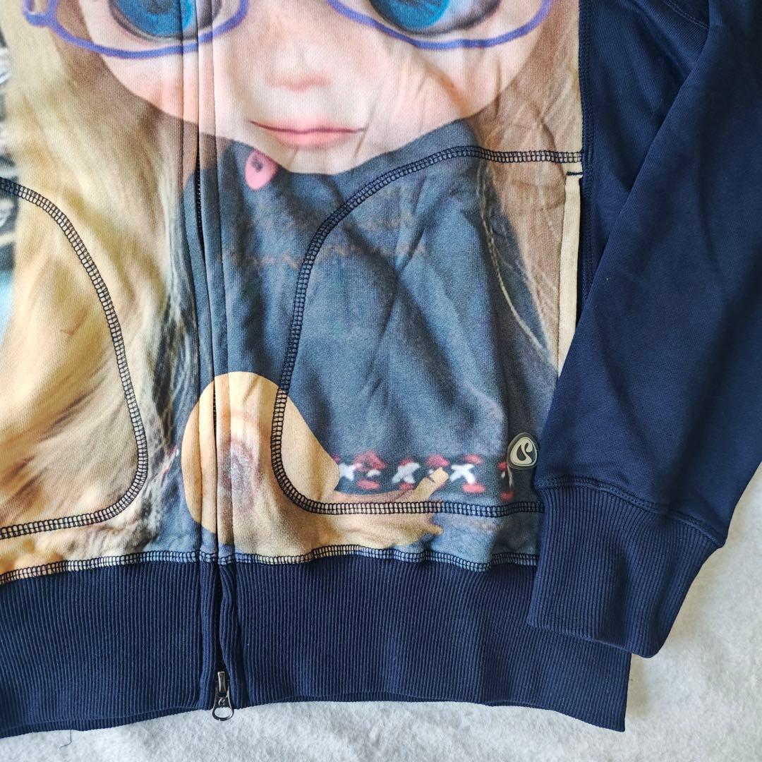coyseio X blythe ネイビー ジップアップパーカー レディース