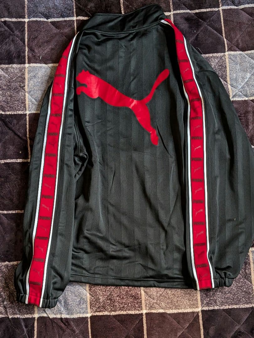 【希少 美品】プーマジャージ（プージャー）上下 6XOサイズ ブラック×レッド