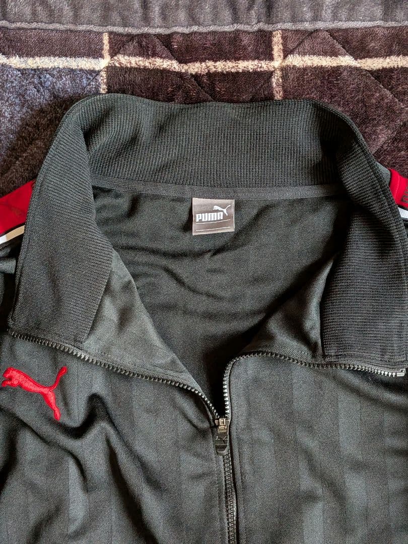 【希少 美品】プーマジャージ（プージャー）上下 6XOサイズ ブラック×レッド