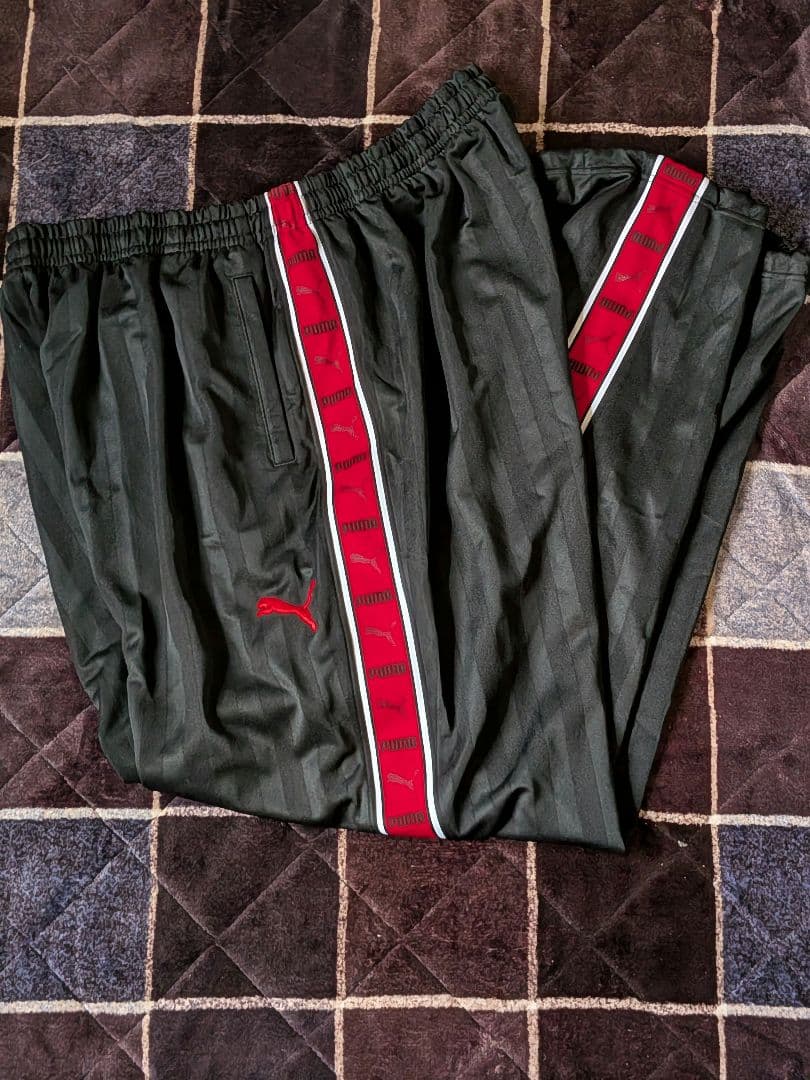 【希少 美品】プーマジャージ（プージャー）上下 6XOサイズ ブラック×レッド