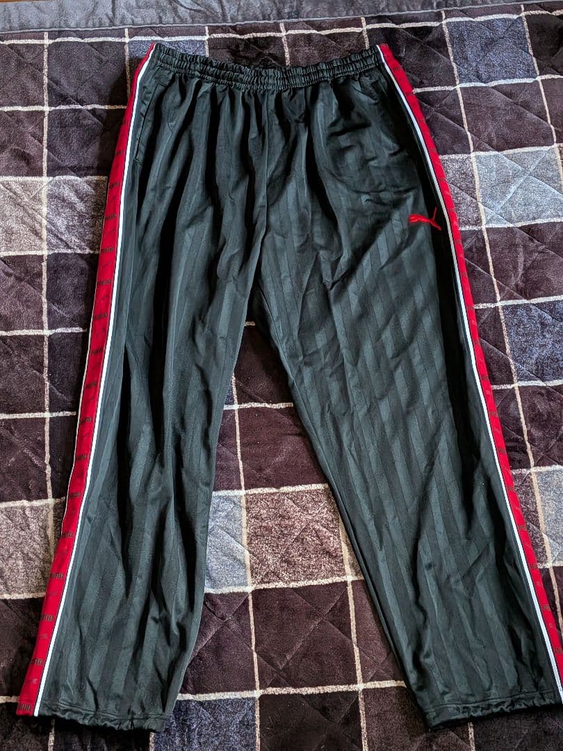 【希少 美品】プーマジャージ（プージャー）上下 6XOサイズ ブラック×レッド